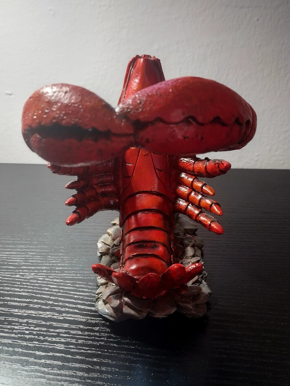 Red Lobster Sculpture Decorative Accent Wine Bottle Holder